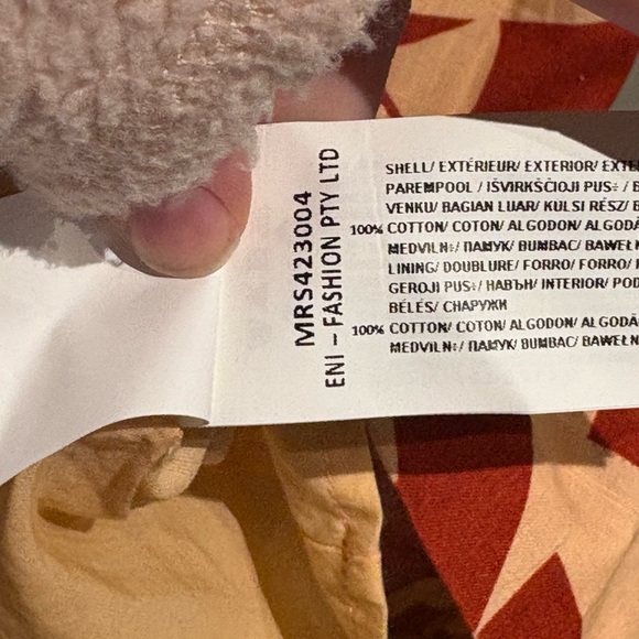 Mon Renn Surreal Midi Dress Tropico Print Cotton Red/Coral
Large - Picture 10 of 10